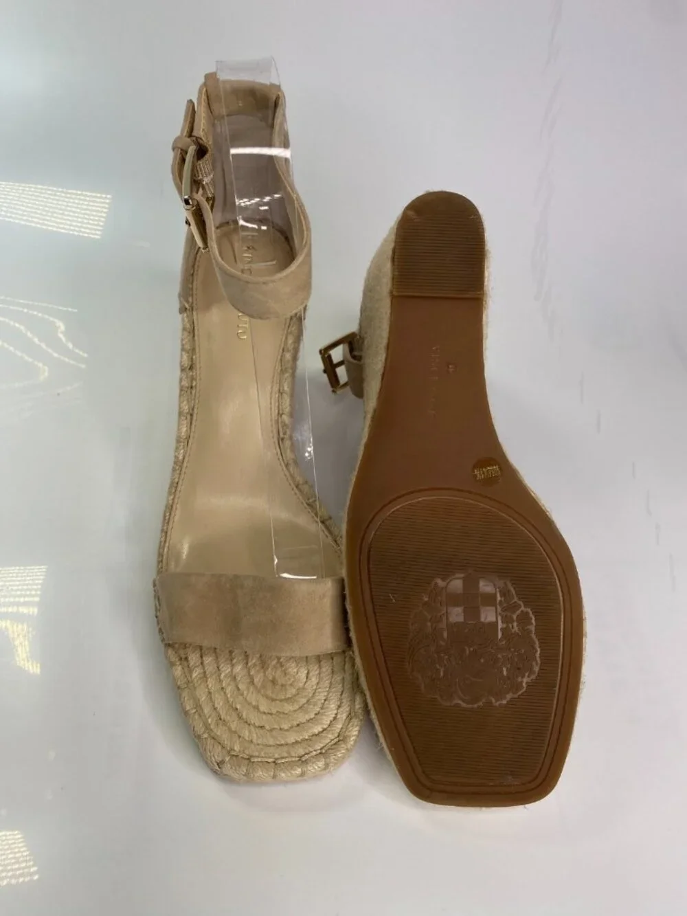 Vince Camuto Women's Meddrina Tortilla Espadrille Wedge Sandal sz 10